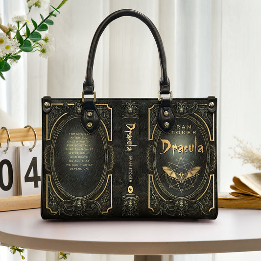 Bram Stoker’s Dracula Gothic Leather Handbag & Wallet Set – Dark Literary Fashion