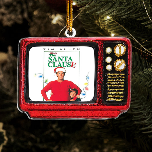 The Santa Clause Retro TV Ornament – Classic Holiday Movie Keepsake