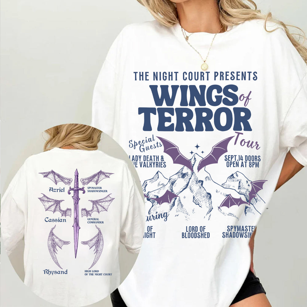 Wings of Terror Tour Tee - ACOTAR Shirt