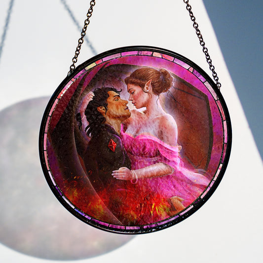 Cassian & Nesta Archeron Stained Glass Suncatcher