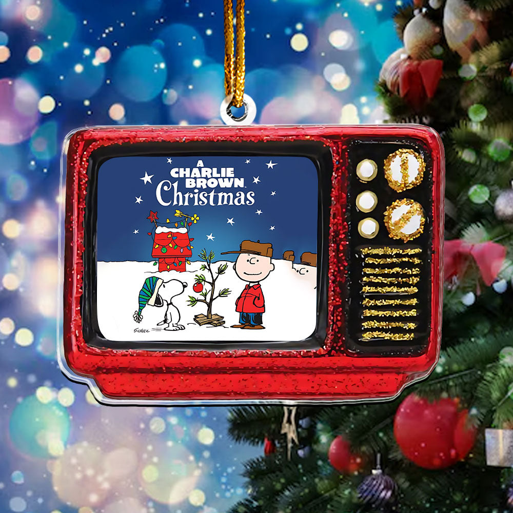 A Charlie Brown Christmas Retro TV Ornament – Classic Holiday Cartoon Keepsake