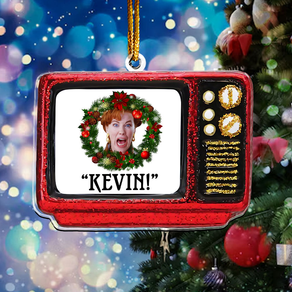 Home Alone Retro TV Ornament – Iconic “Kevin!” Holiday Comedy Keepsake