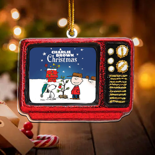 A Charlie Brown Christmas Retro TV Ornament – Classic Holiday Cartoon Keepsake
