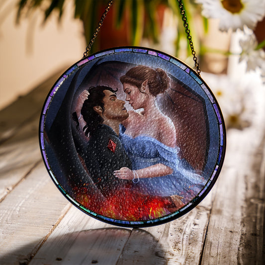 Cassian & Nesta Archeron Stained Glass Suncatcher