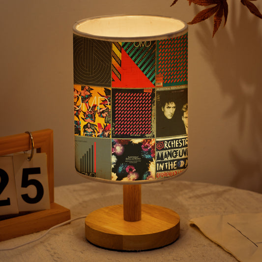 OMD Album Collage Lamp – Retro Synthpop Vibes Night Light