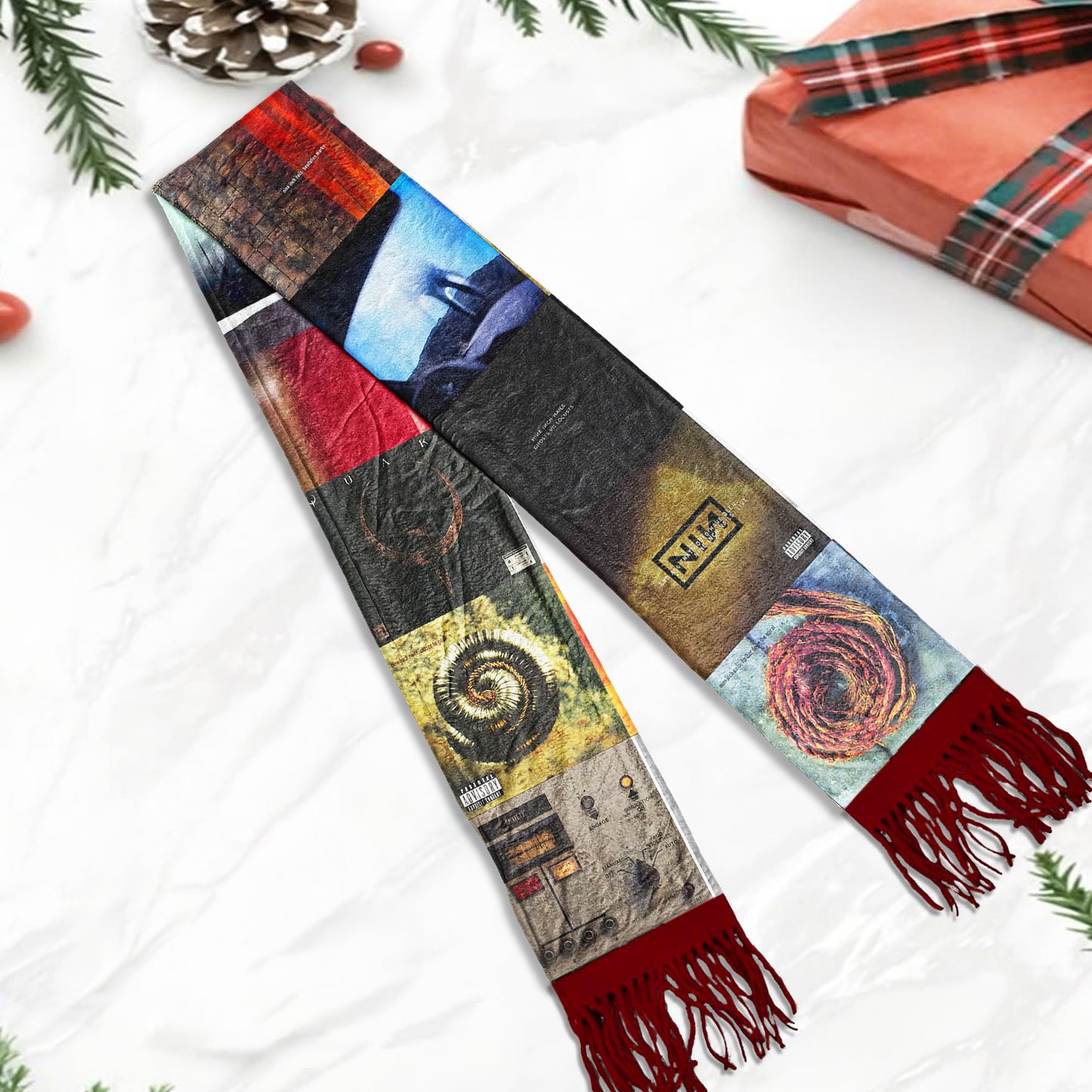 Nine Inch Nails Scarf – A Cozy Tribute to Industrial Rock Legends