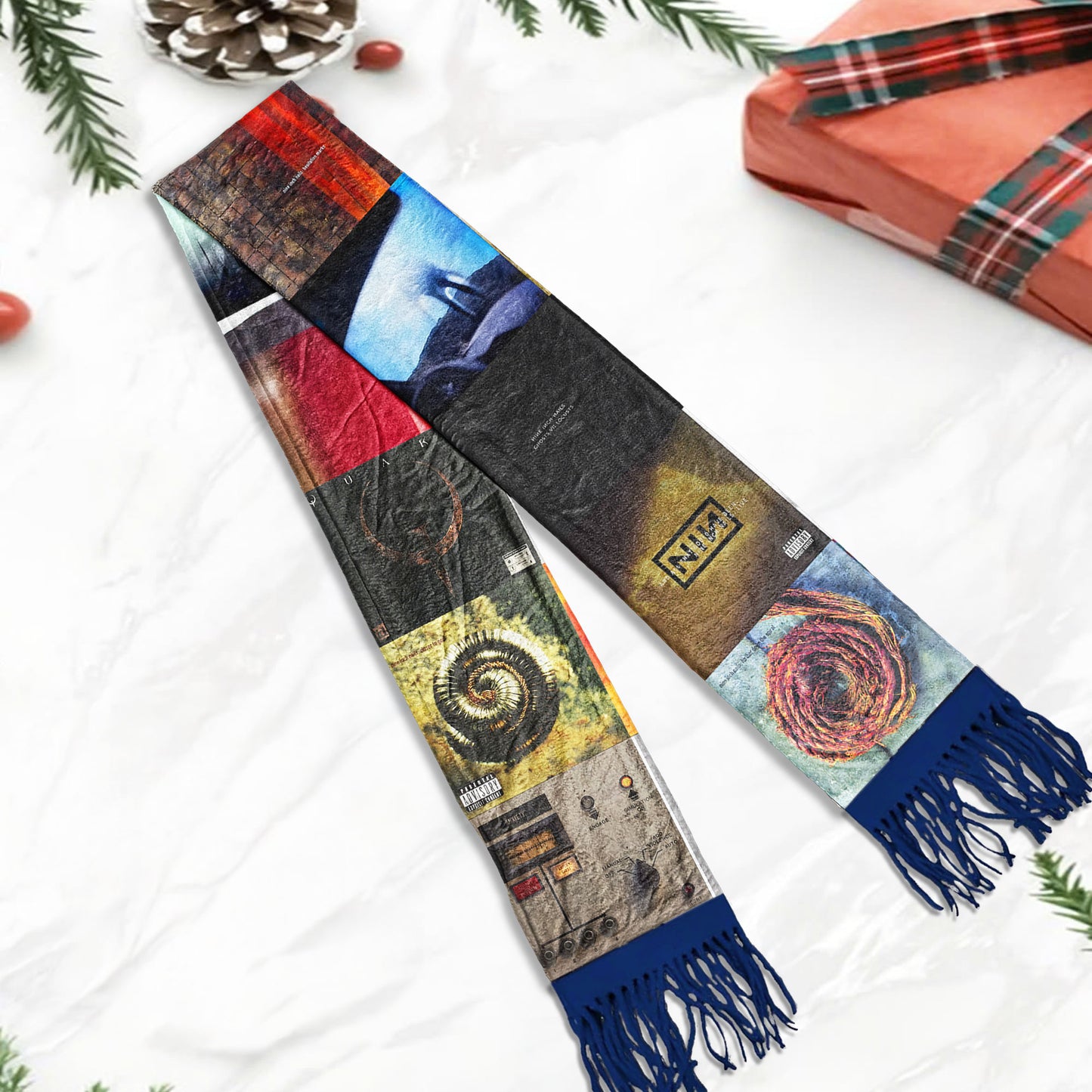 Nine Inch Nails Scarf – A Cozy Tribute to Industrial Rock Legends