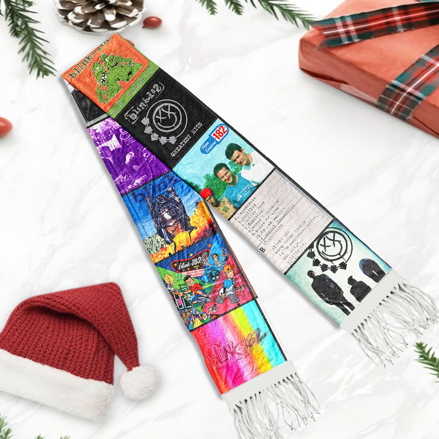 Blink-182 Scarf – A Cozy Tribute to Pop-Punk Legends
