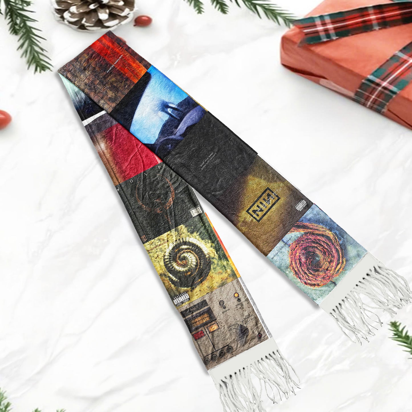 Nine Inch Nails Scarf – A Cozy Tribute to Industrial Rock Legends