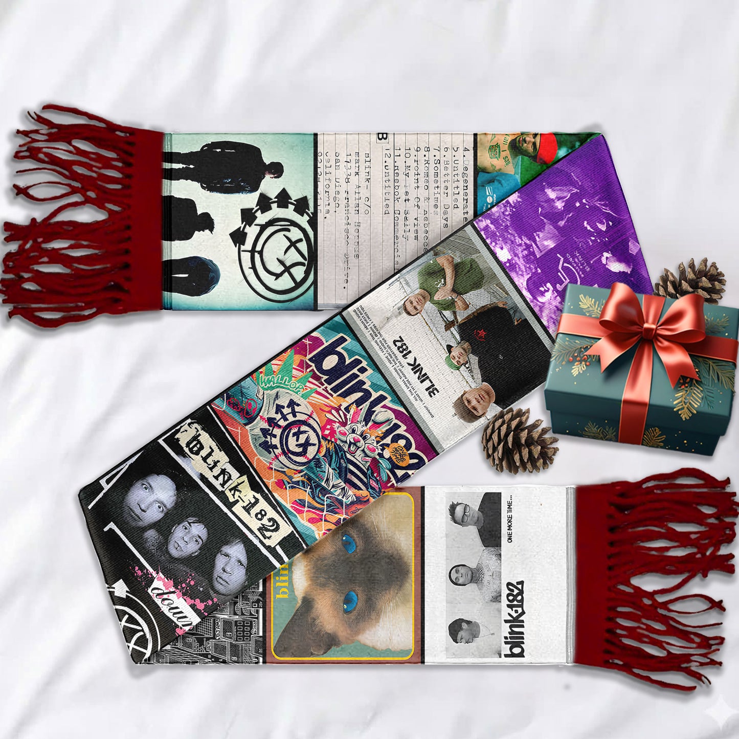 Blink-182 Scarf – A Cozy Tribute to Pop-Punk Legends