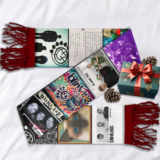 Blink-182 Scarf – A Cozy Tribute to Pop-Punk Legends