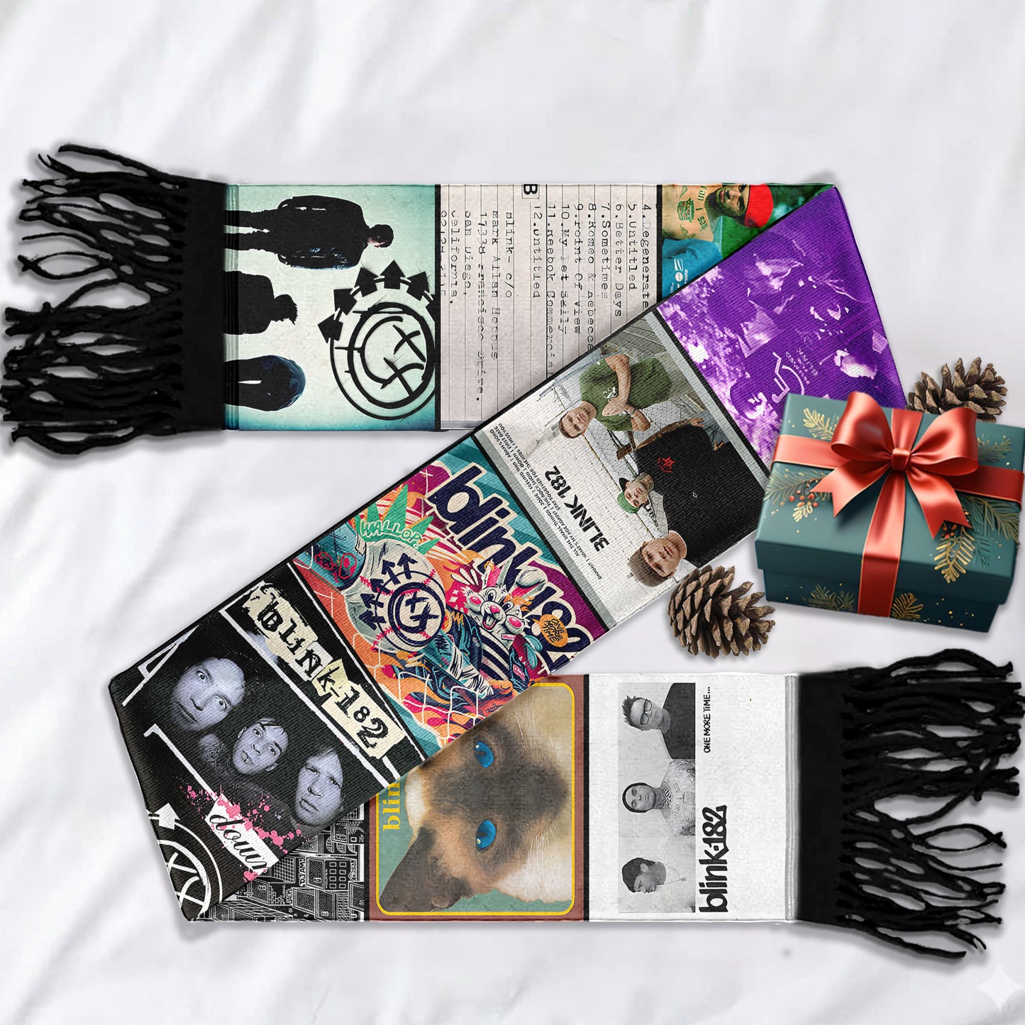 Blink-182 Scarf – A Cozy Tribute to Pop-Punk Legends