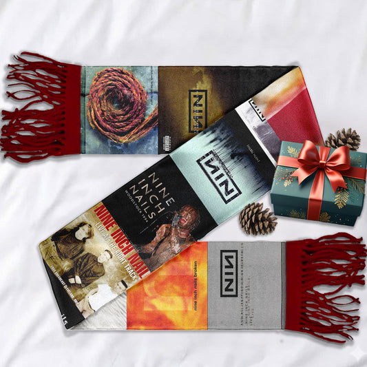 Nine Inch Nails Scarf – A Cozy Tribute to Industrial Rock Legends