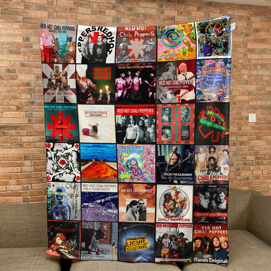 Red Hot Chili Peppers Sherpa Blanket – A Colorful Tribute to Funk-Rock Legends