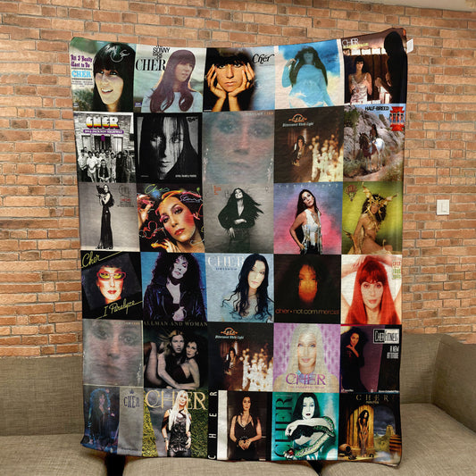 Cher Sherpa Blanket – A Glamorous Tribute to an Icon