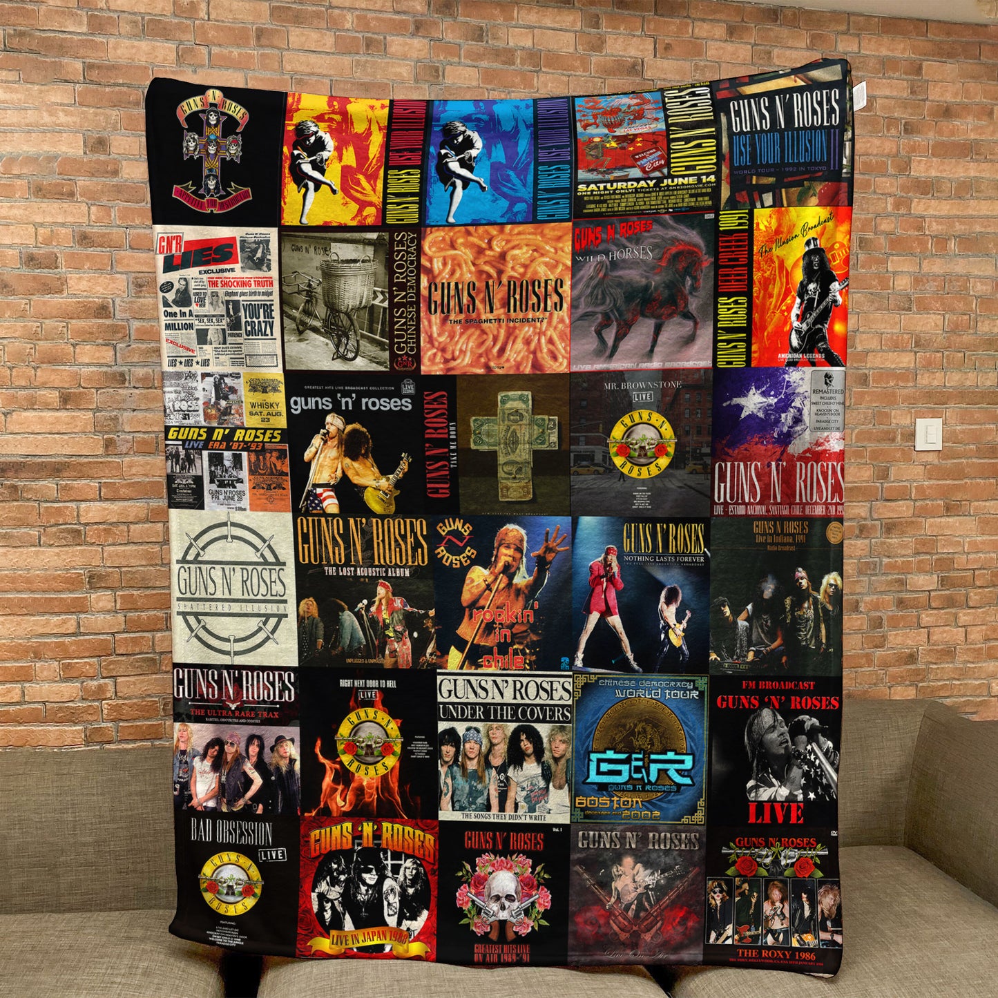 Guns N’ Roses Sherpa Blanket – A Loud, Wild Flashback to Rock’s Most Explosive Era
