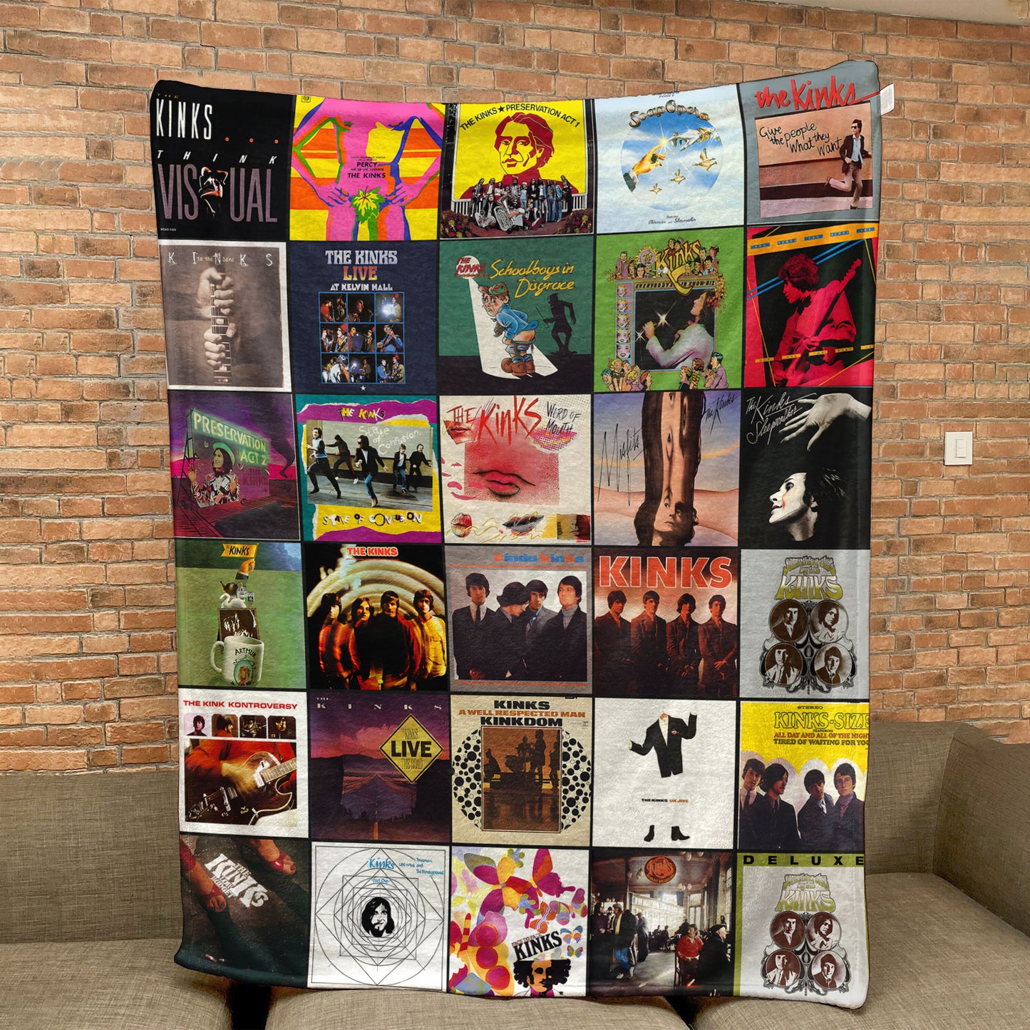 The Kinks Sherpa Blanket – A Warm Tribute to One of Rock’s Most Timeless Storytellers