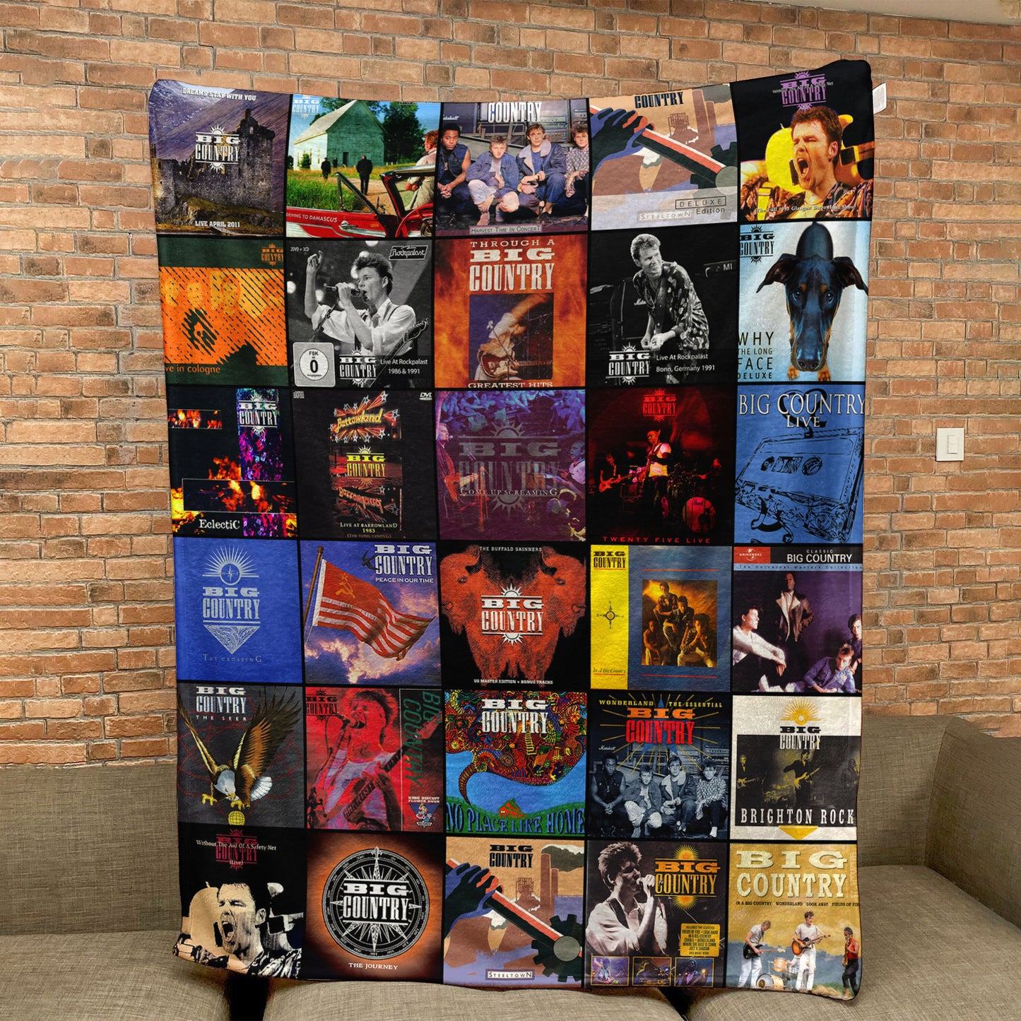 Big Country Sherpa Blanket – A Timeless Tribute to Their Anthemic Legacy