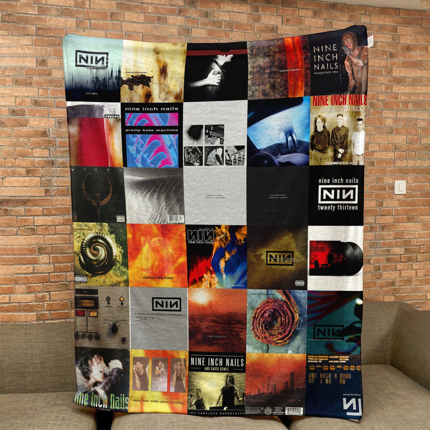 Nine Inch Nails Sherpa Blanket – A Tribute to Industrial Legends