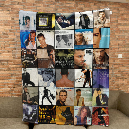 Ricky Martin Sherpa Blanket – A Vibrant Pop Icon Tribute for True Fans