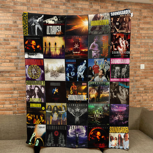 Soundgarden Sherpa Blanket – A Grunge Legend Tribute for True Fans