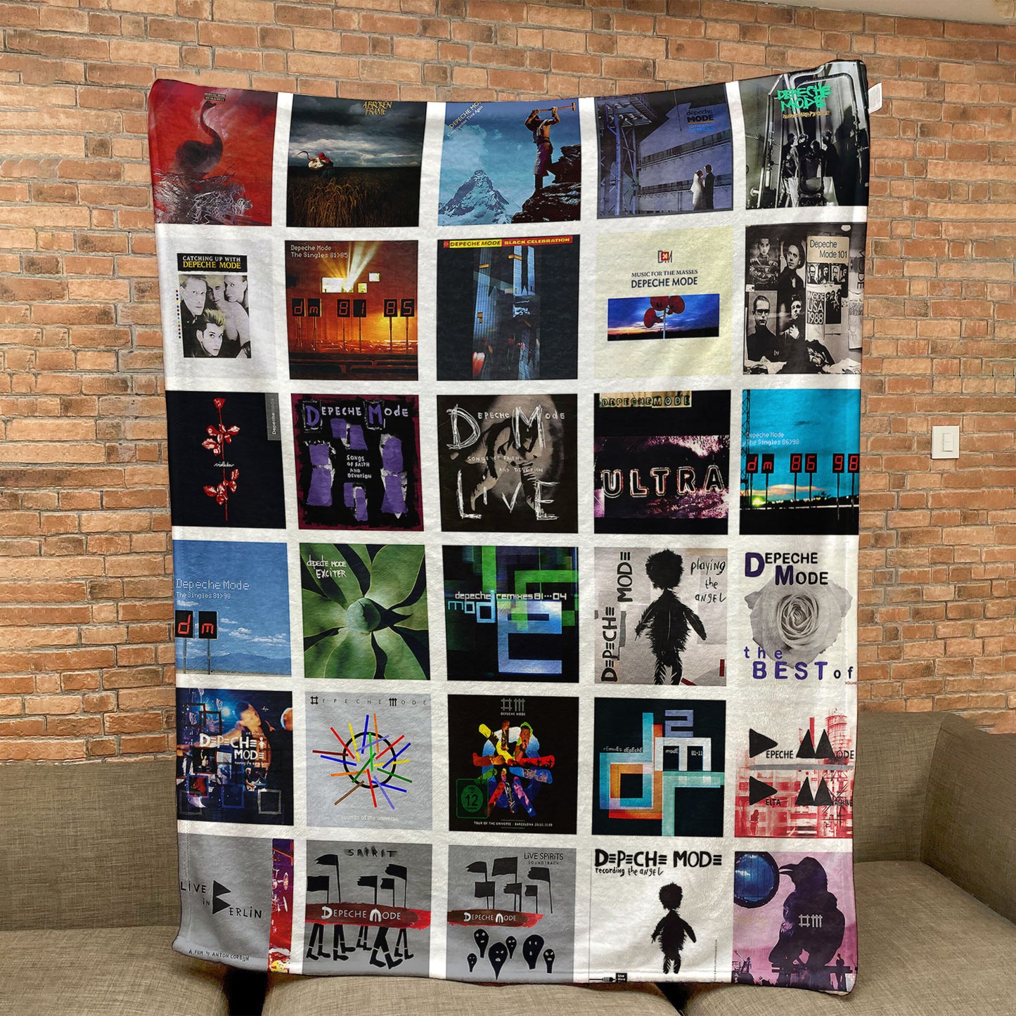 Depeche Mode Sherpa Blanket – A Synth-Pop Legacy You Can Cozy Up With