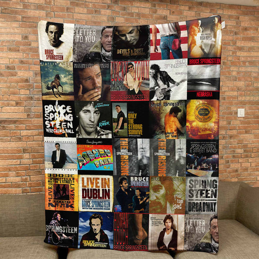 Bruce Springsteen Sherpa Blanket – A Warm Tribute to The Boss