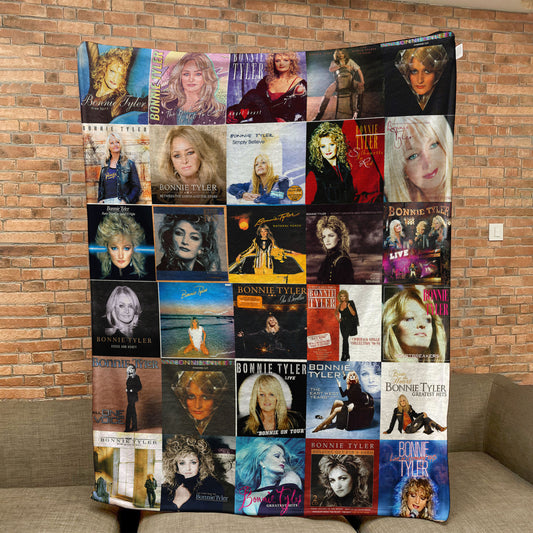 Bonnie Tyler Sherpa Blanket – A Timeless Tribute to a Rock Icon