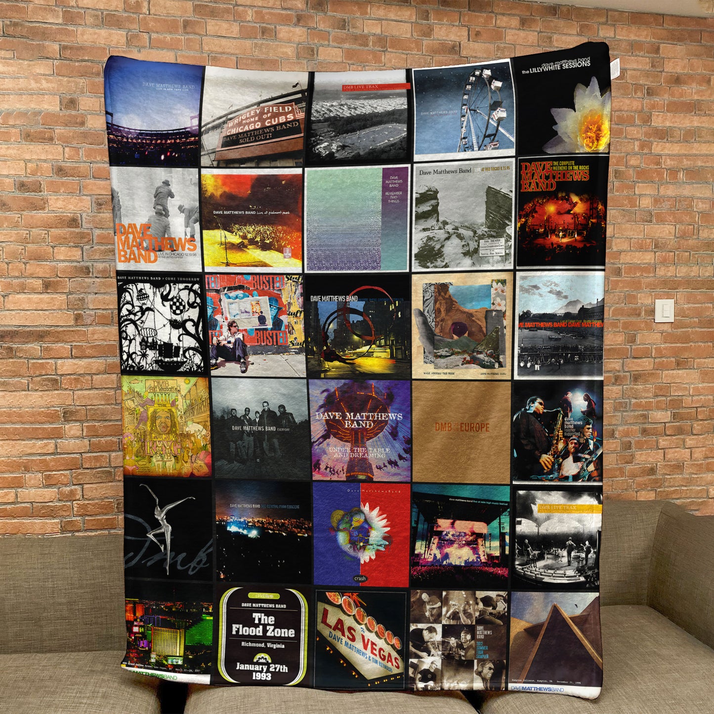 Dave Matthews Band Sherpa Blanket – A Warm Journey Through Every Era