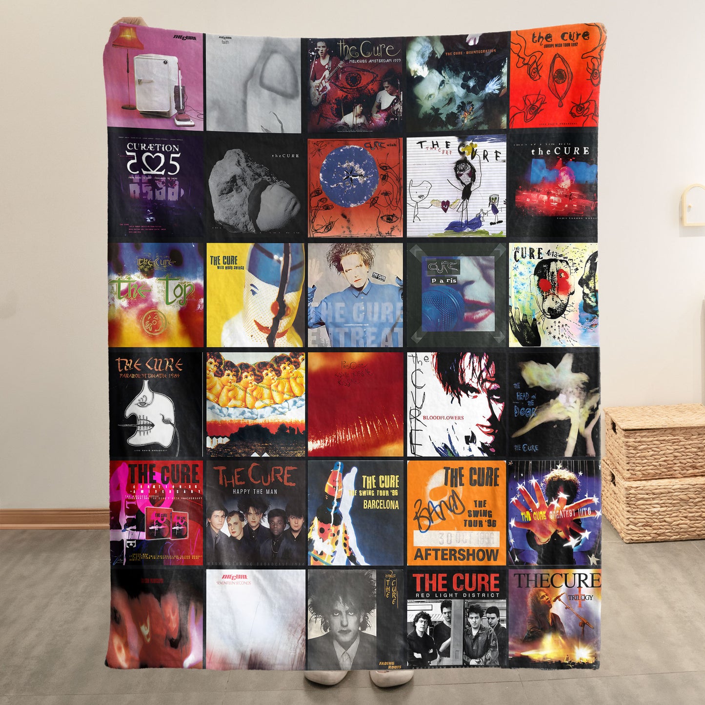 The Cure Sherpa Blanket – A Dreamy Tribute to the Band That Defined a Mood