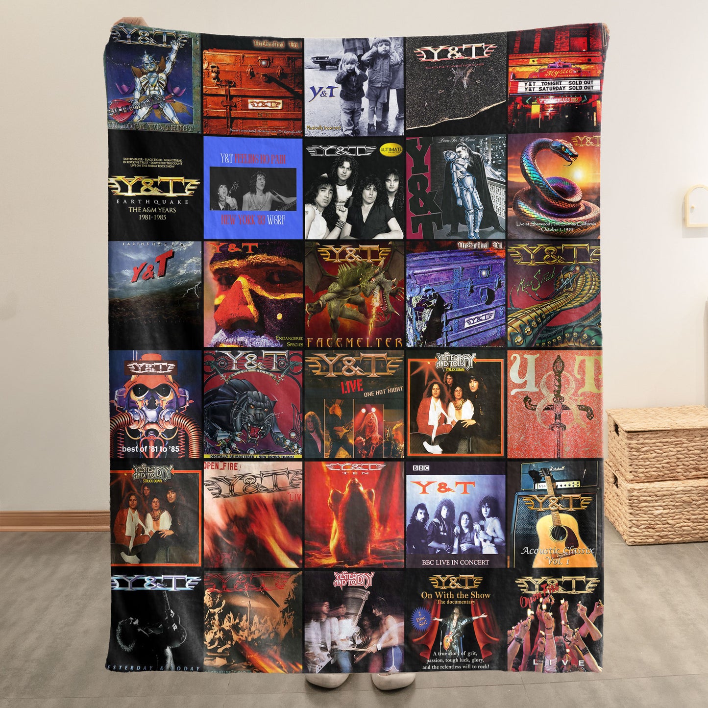 Y&T Sherpa Blanket – A Hard-Rock Legacy Tribute for True Fans