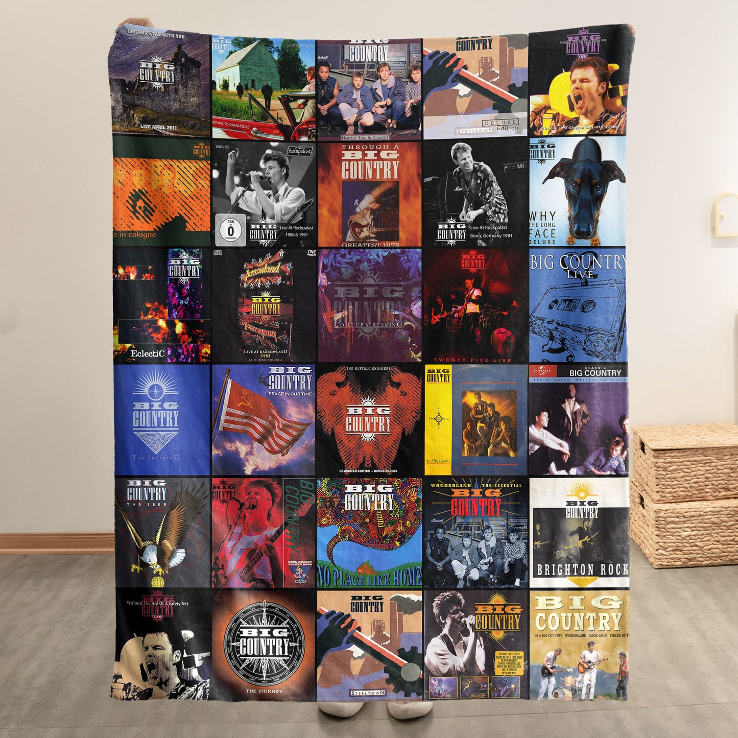 Big Country Sherpa Blanket – A Timeless Tribute to Their Anthemic Legacy