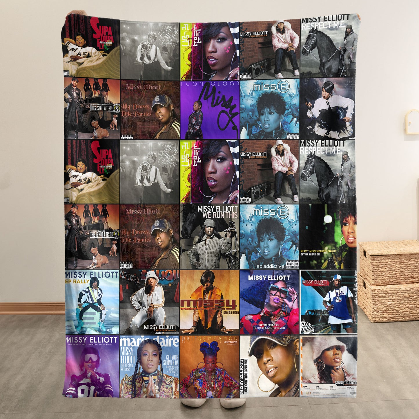 Missy Elliott Sherpa Blanket – A Bold Throwback to Hip-Hop Innovation