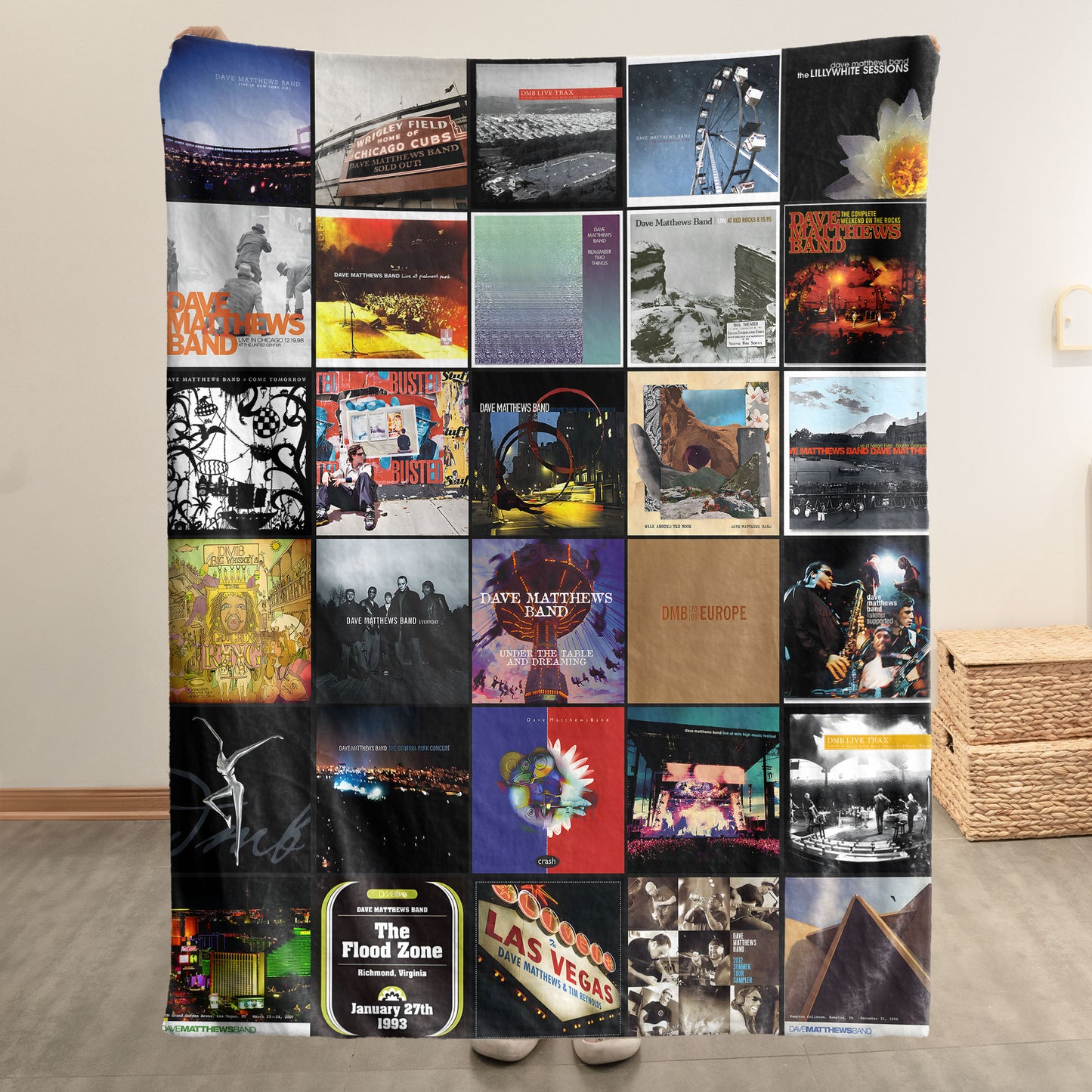 Dave Matthews Band Sherpa Blanket – A Warm Journey Through Every Era