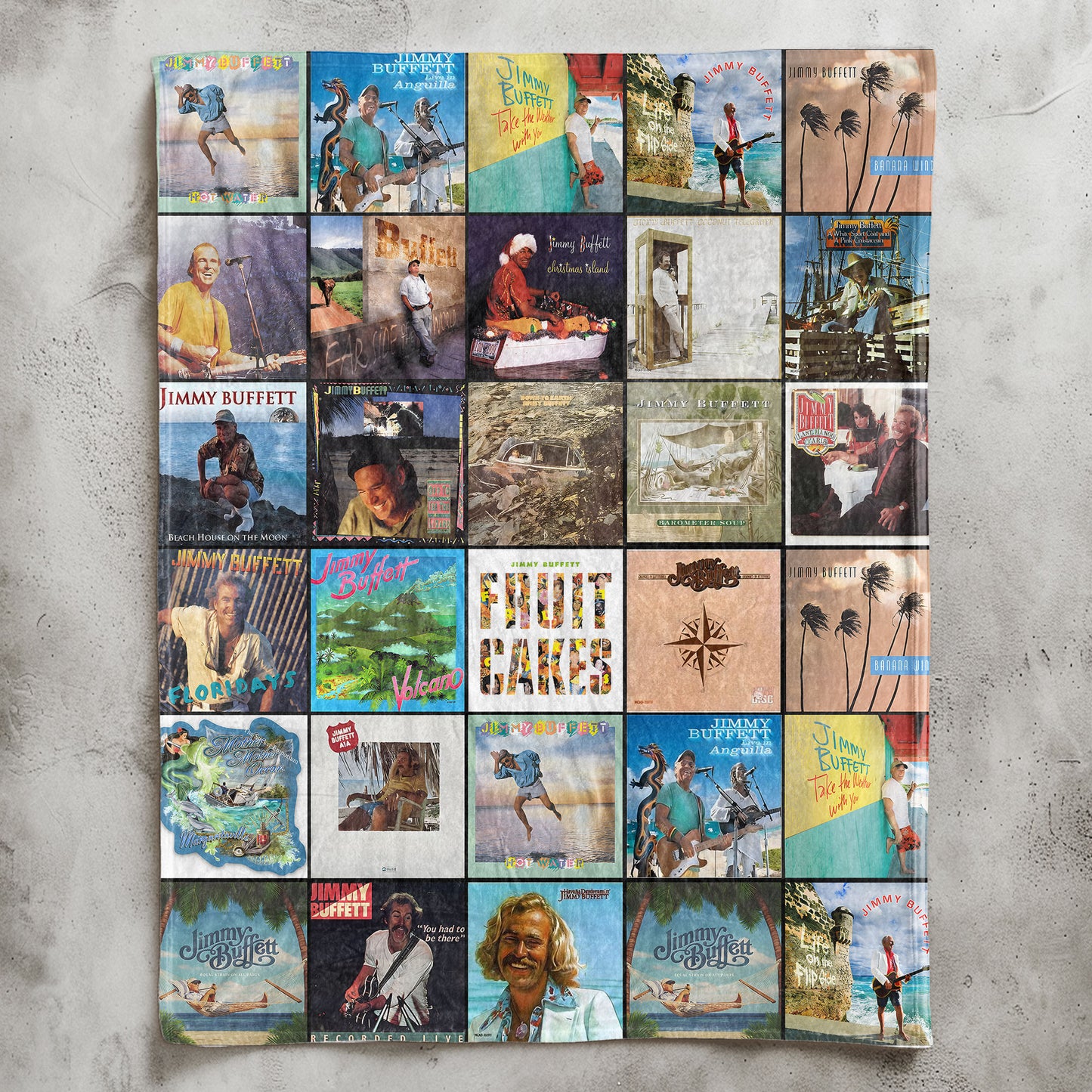 Jimmy Buffett Sherpa Blanket – A Cozy Escape to Island Time