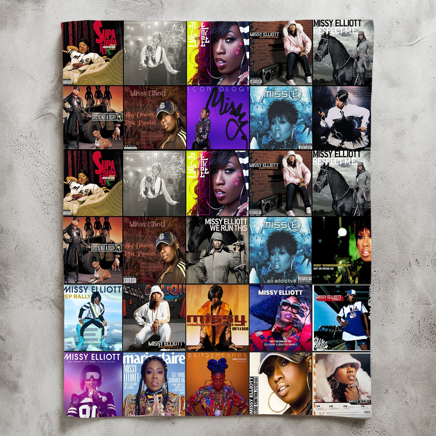 Missy Elliott Sherpa Blanket – A Bold Throwback to Hip-Hop Innovation