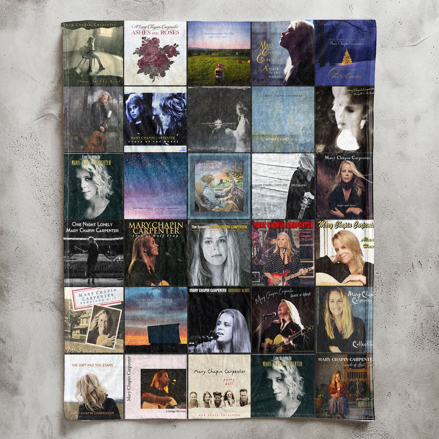Mary Chapin Carpenter Sherpa Blanket – A Warm Tribute to a Folk-Country Legend