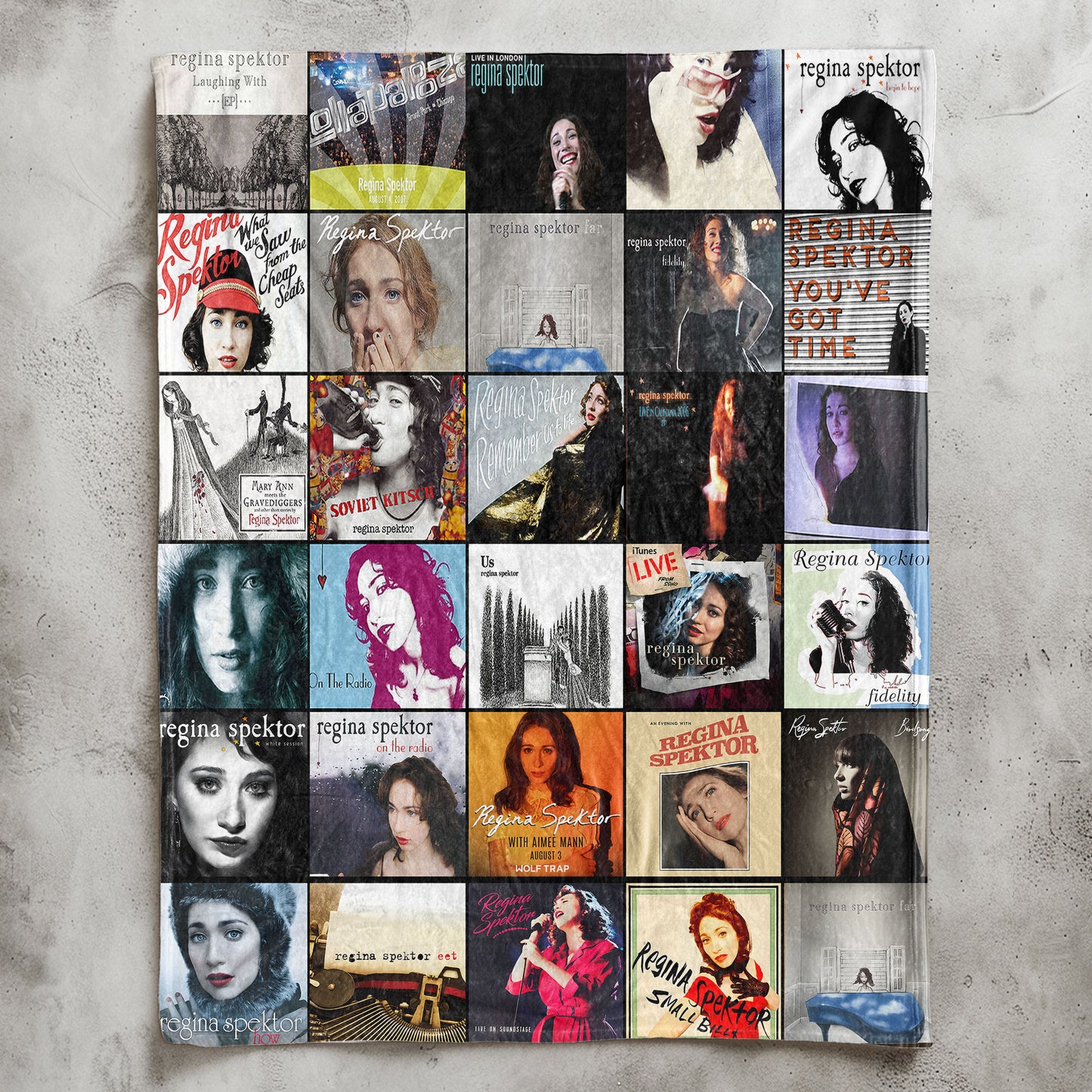 Regina Spektor Sherpa Blanket – A Whimsical Indie-Pop Tribute for True Fans