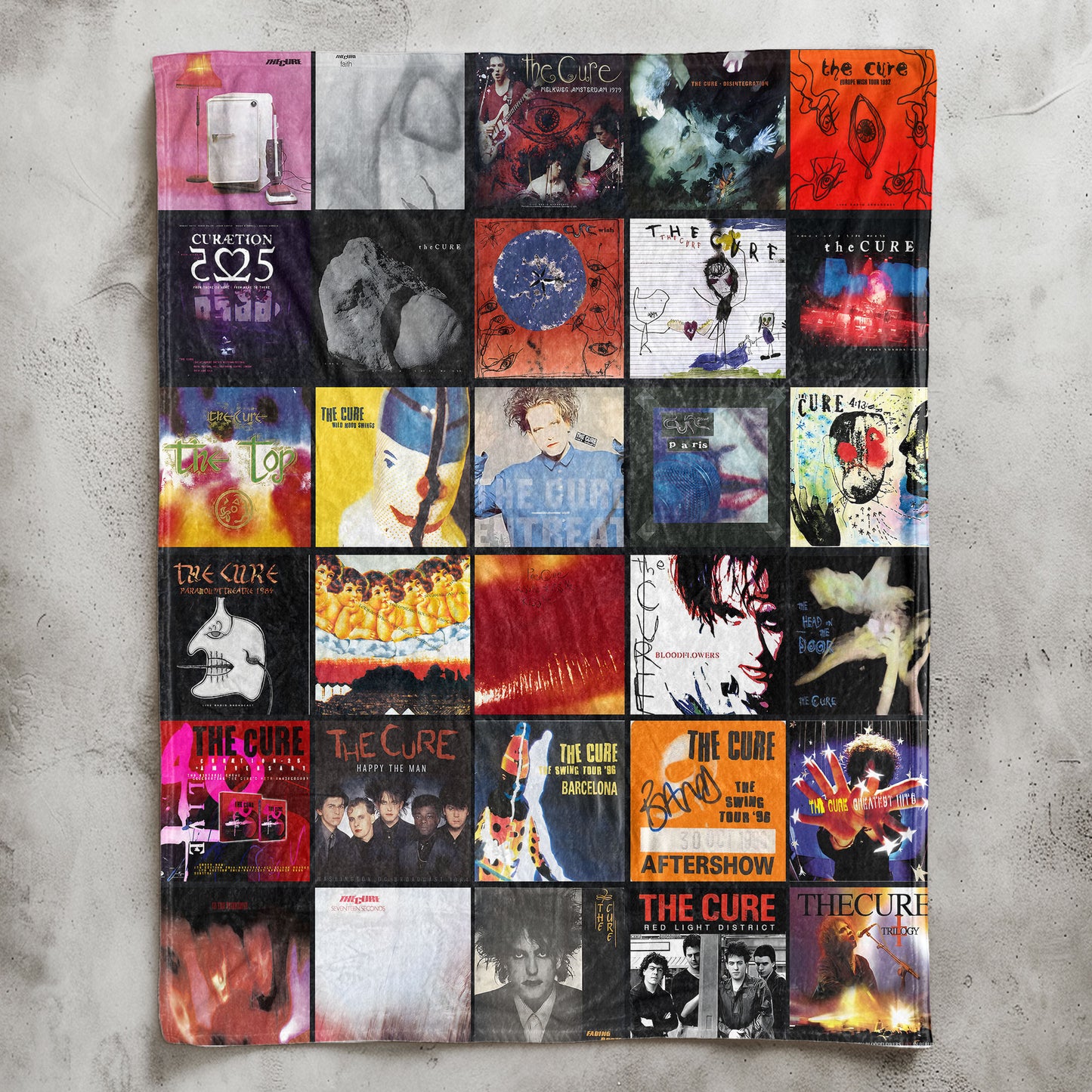 The Cure Sherpa Blanket – A Dreamy Tribute to the Band That Defined a Mood