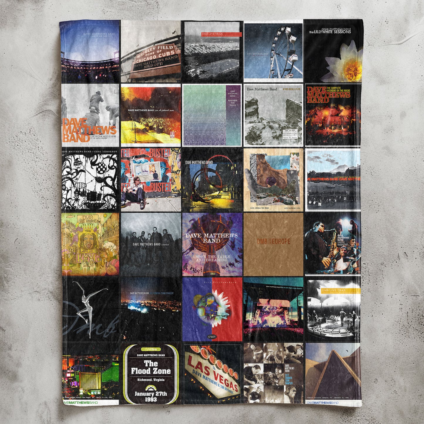 Dave Matthews Band Sherpa Blanket – A Warm Journey Through Every Era