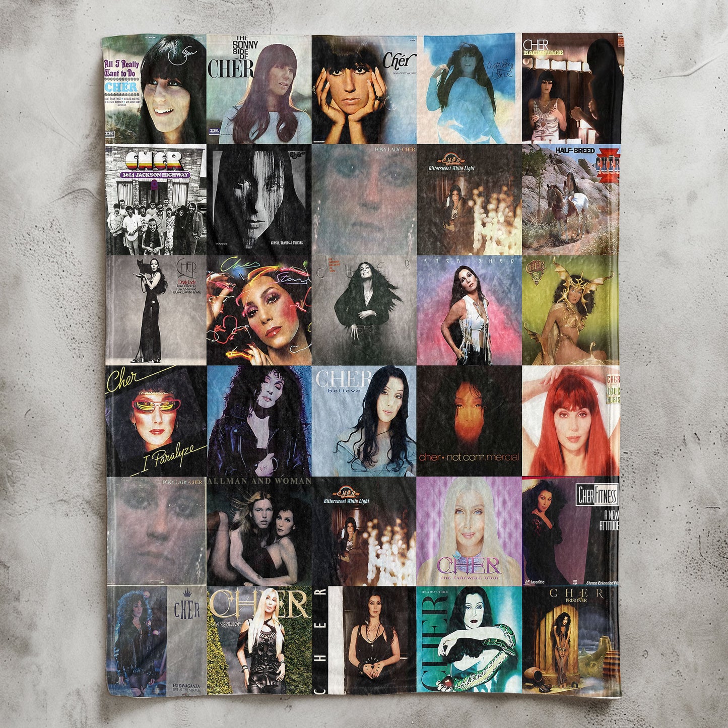 Cher Sherpa Blanket – A Glamorous Tribute to an Icon