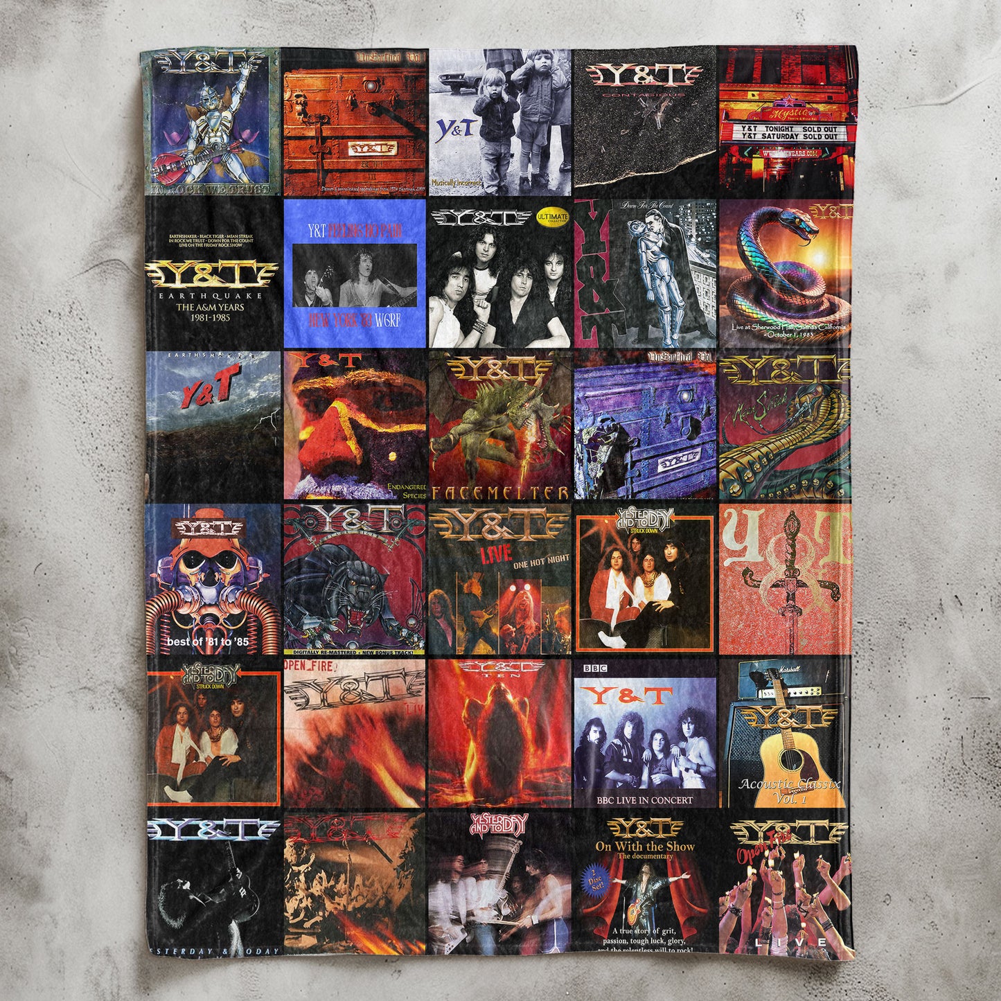 Y&T Sherpa Blanket – A Hard-Rock Legacy Tribute for True Fans