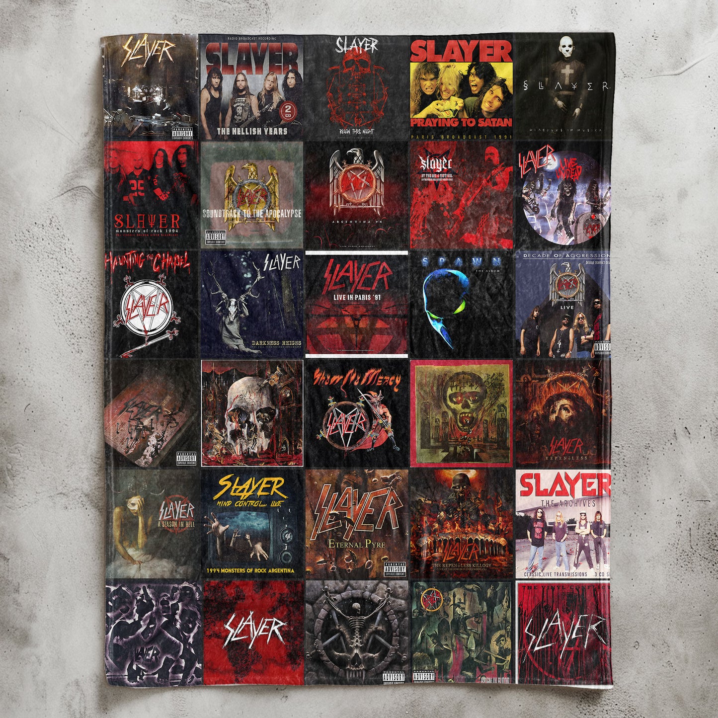 Slayer Sherpa Blanket – A Fierce Tribute to Metal Legends