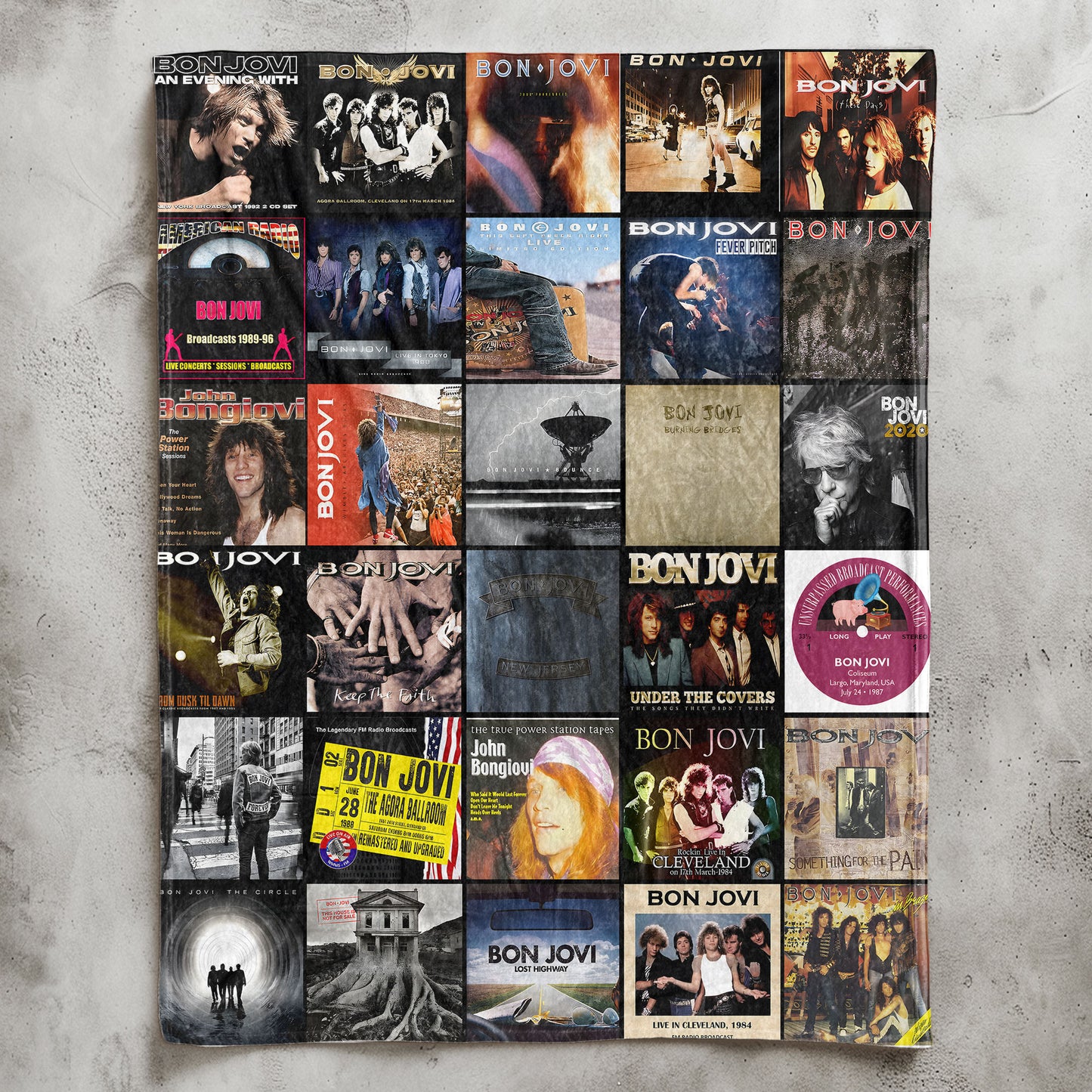 Bon Jovi Sherpa Blanket – A Warm Throwback to Rock Anthems That Never Faded