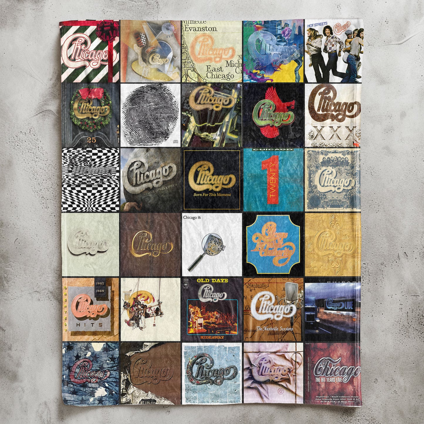 Chicago Sherpa Blanket – A Timeless Tribute to Classic Rock Legends