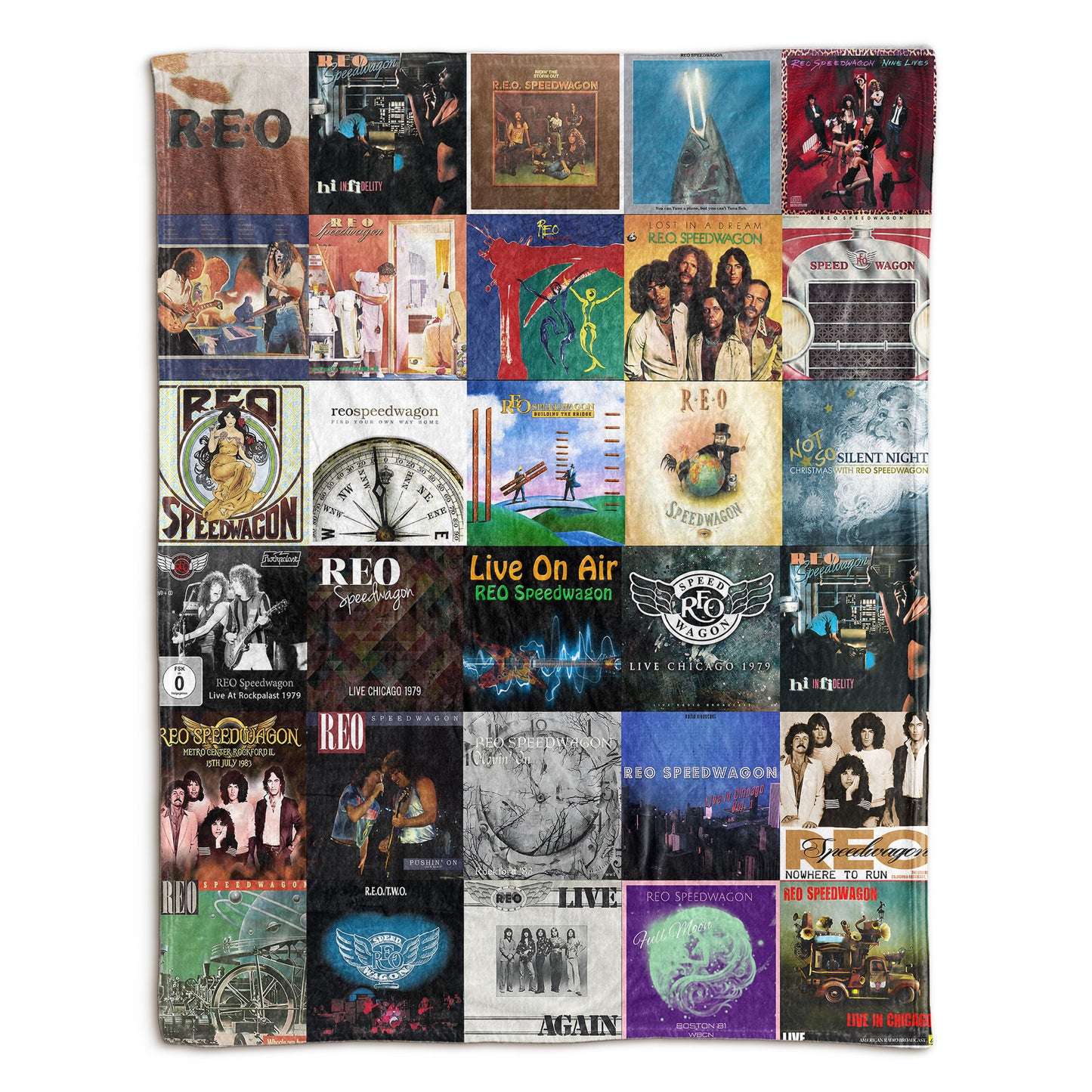 REO Speedwagon Sherpa Blanket – A Warm Throwback to Rock’s Golden Moments