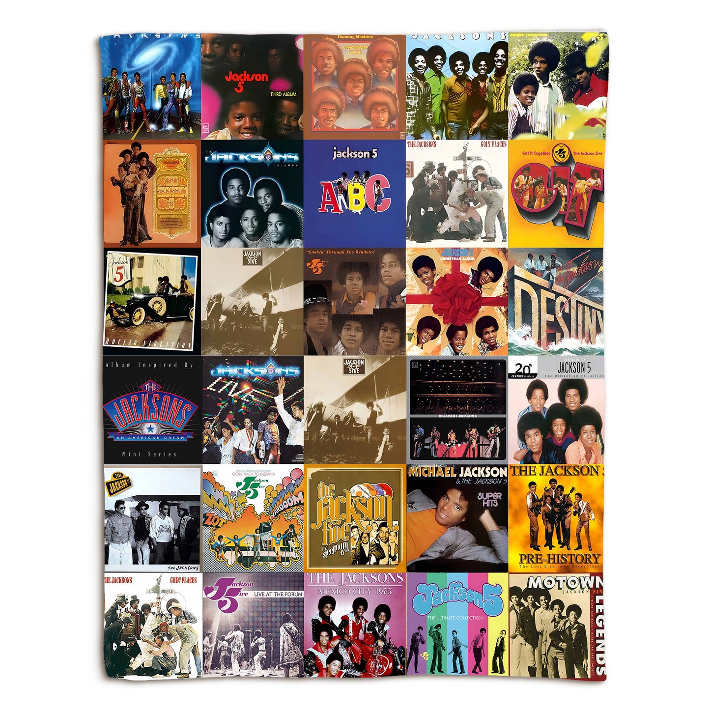 Jackson 5 Sherpa Blanket – A Heartwarming Tribute to Motown Magic
