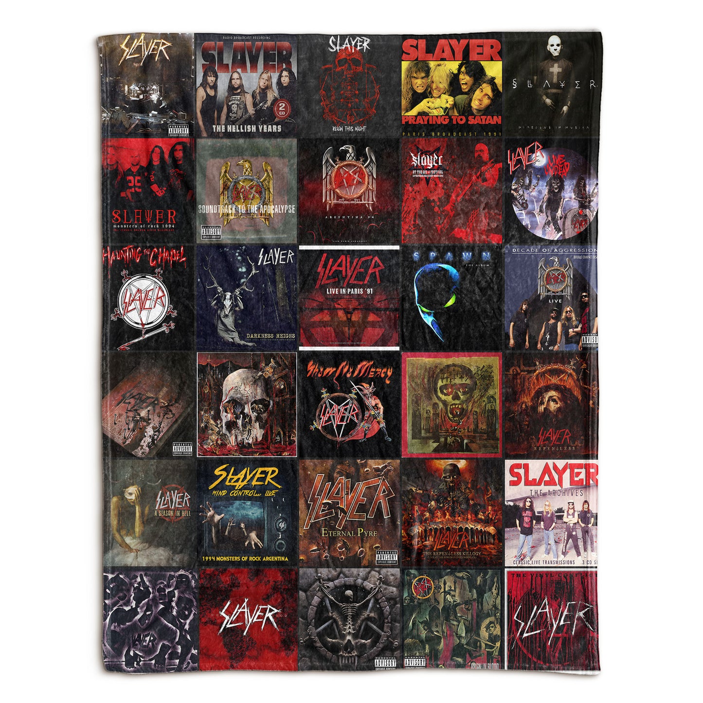 Slayer Sherpa Blanket – A Fierce Tribute to Metal Legends
