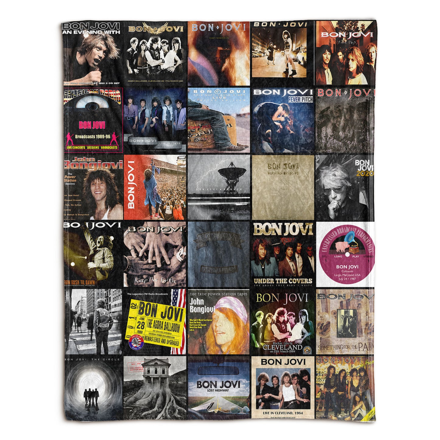 Bon Jovi Sherpa Blanket – A Warm Throwback to Rock Anthems That Never Faded