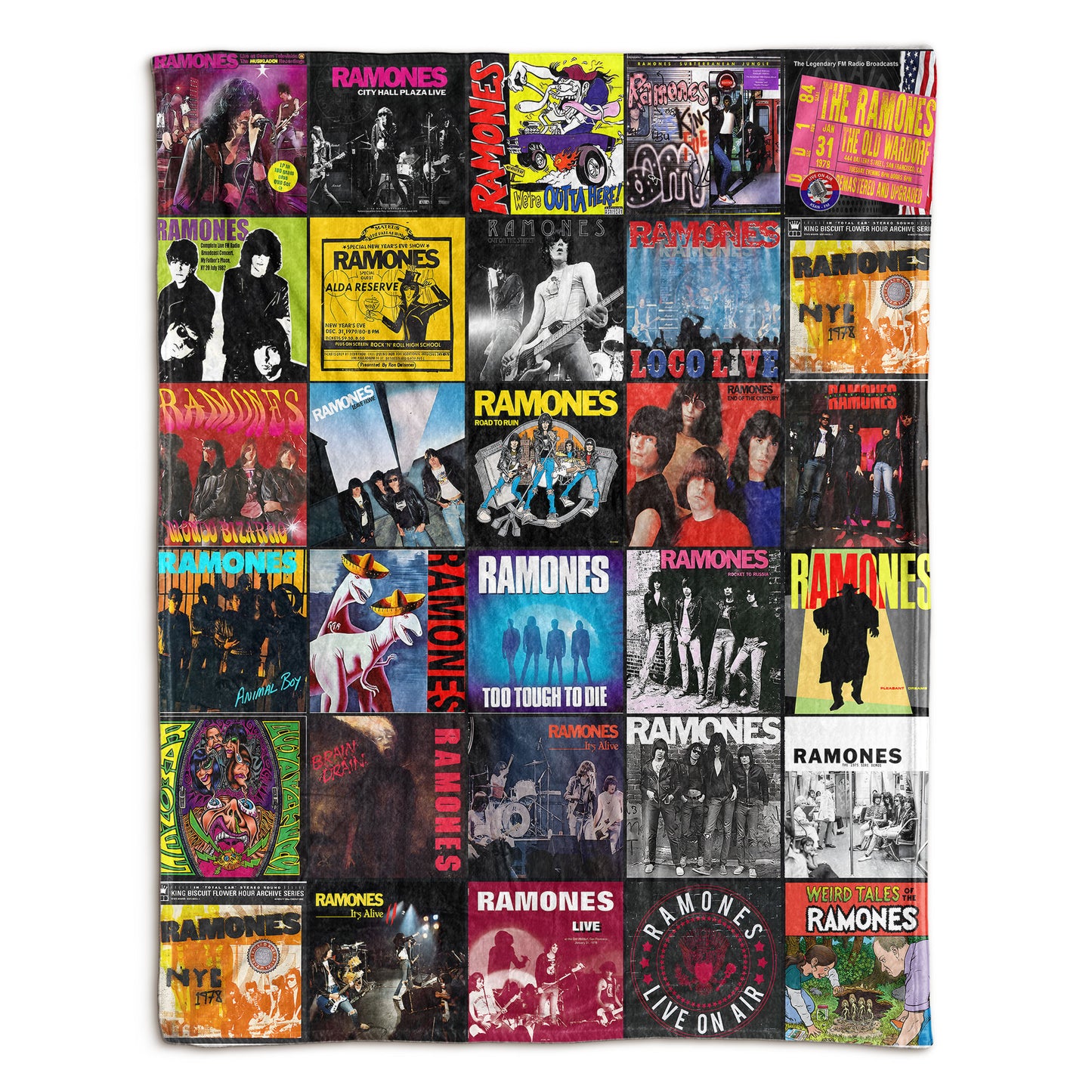Ramones Sherpa Blanket – A Punk Rock Time Machine for True Fans